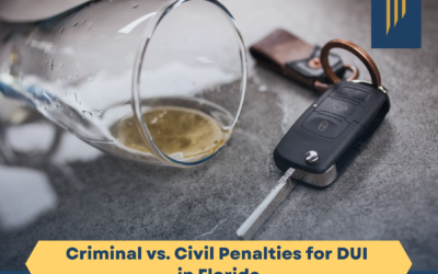 Criminal vs. Civil Penalties for DUI in Florida